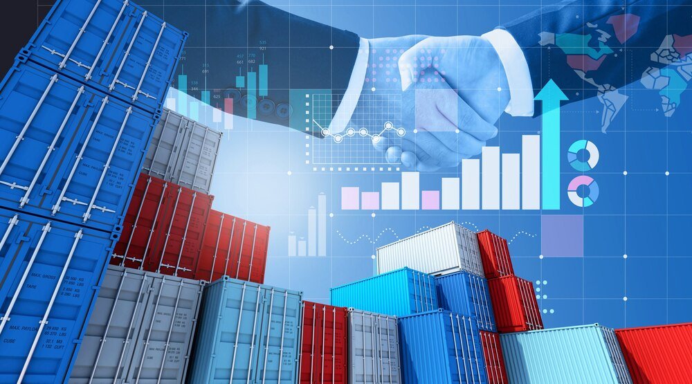 container cargo import export business check hand 3d rendering 35761 577